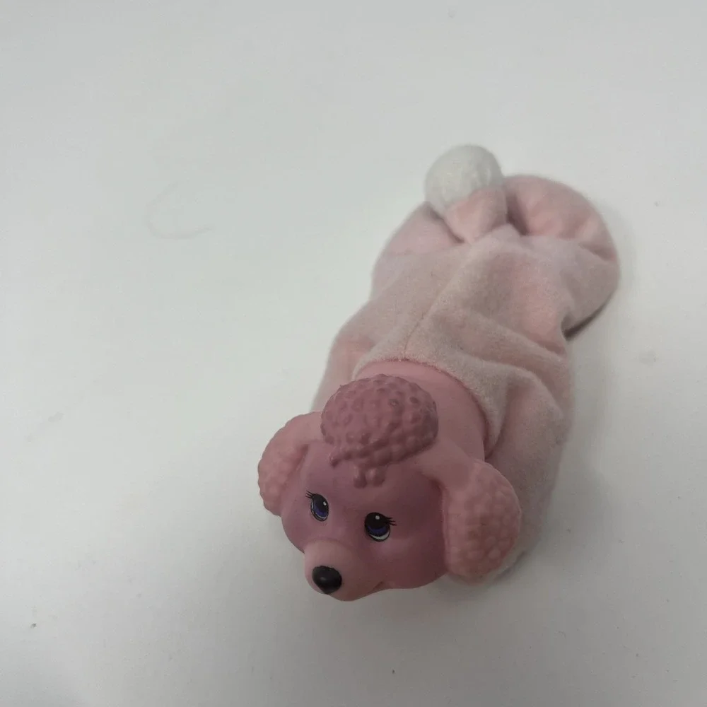 Vintage Hasbro 1991 Puppy Surprise Drink 'n' Surprise Puppy Plush #8885 Pink